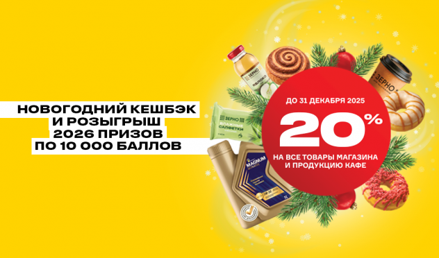 Новогодний кешбэк на товары